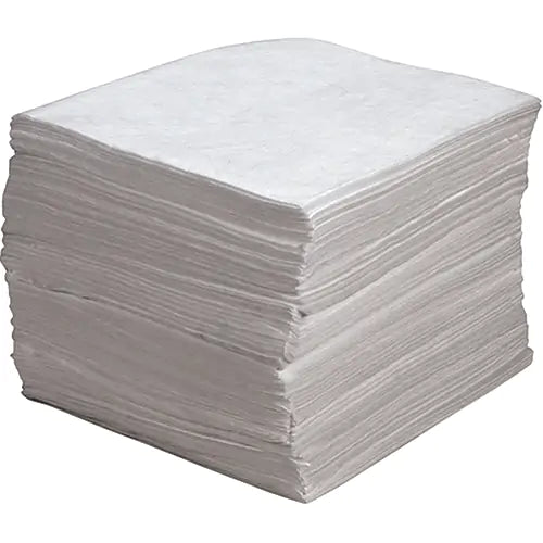 Oil Only Sorbent Pads, 15x 17", Light, , 30 Gal. Capacity - 200 / Box