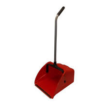 Jumbo Lobby Dust Pan, 13.5" Wide, 14" Deep, Red - 1 Each